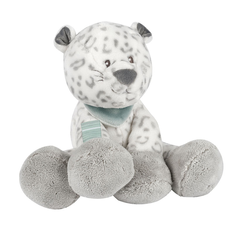  loulou, lea & hippolyte soft toy white grey green 